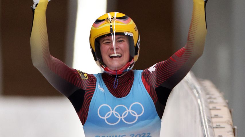 Natalie Geisenberger bei den olympischen Winterspielen in Beijing 2022