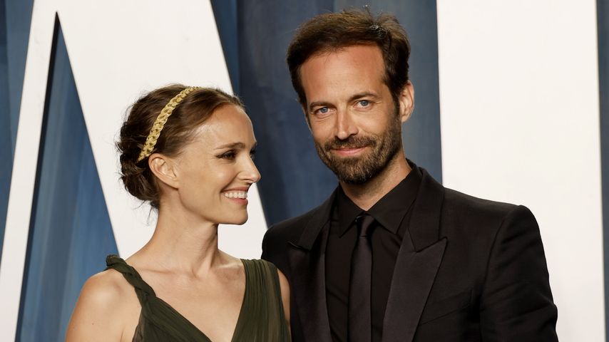 Natalie Portman und Benjamin Millepied, Vanity Fair Oscar Party  2022