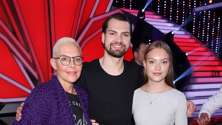 Natascha, Jimi Blue und Cheyenne Ochsenknecht (v.l.) bei "Let's Dance" in Köln