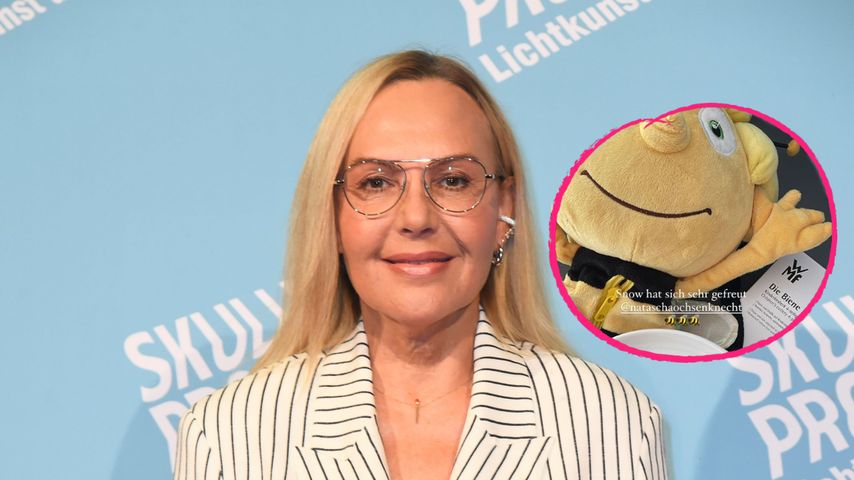 Natascha Ochsenknecht schickt Snow Geschenke zur Genesung