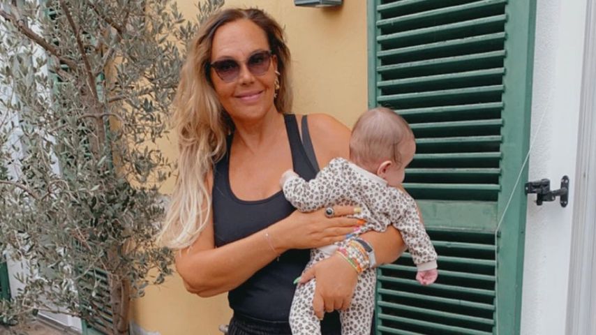 Natascha Ochsenknecht und ihre Enkelin Mavie im August 2021