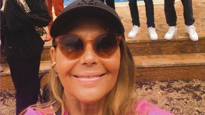 Natascha Ochsenknecht mit ihrer Familie