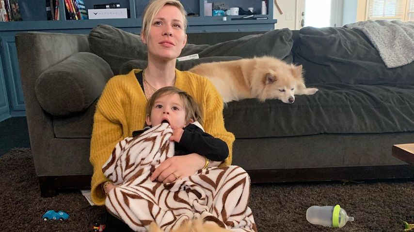 Natasha Bedingfield mit ihrem Sohn
