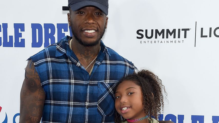 Nate Robinson mit seiner Tochter, 2018