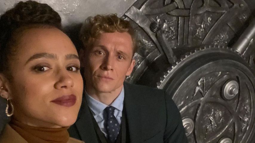 Nathalie Emmanuel und Matthias Schweighöfer bei den "Army of Thieves"-Dreharbeiten
