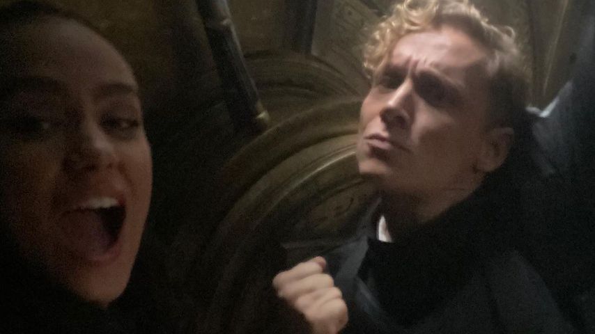 Nathalie Emmanuel und Matthias Schweighöfer bei den "Army of Thieves"-Dreharbeiten