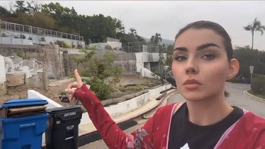 Nathalie Volk zeigt die Ruinen der abgebrannten GNTM-Villa in Los Angeles