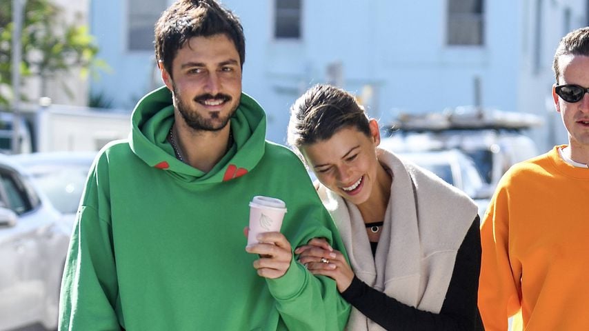 Nathan Dalah und Georgia Fowler im Juni 2020