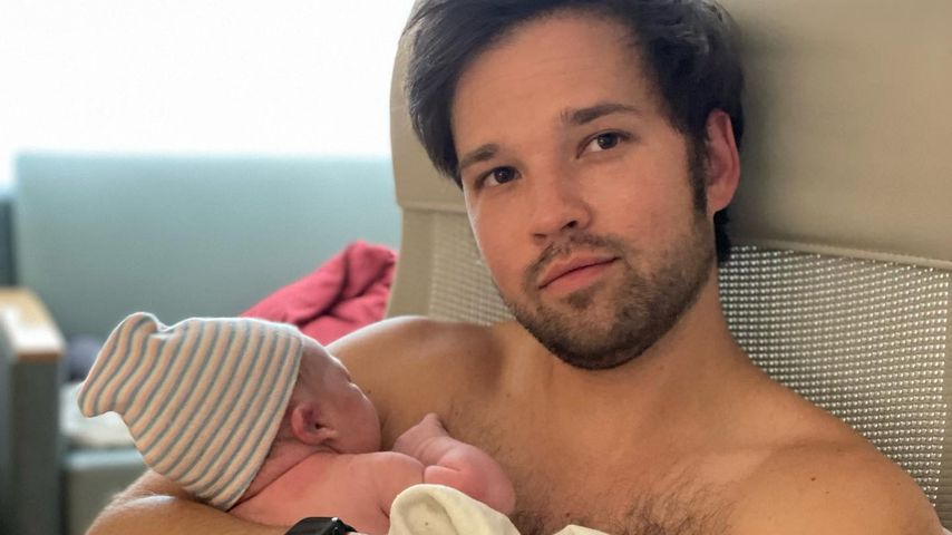 Nathan Kress mit seinem Sohn Lincoln William