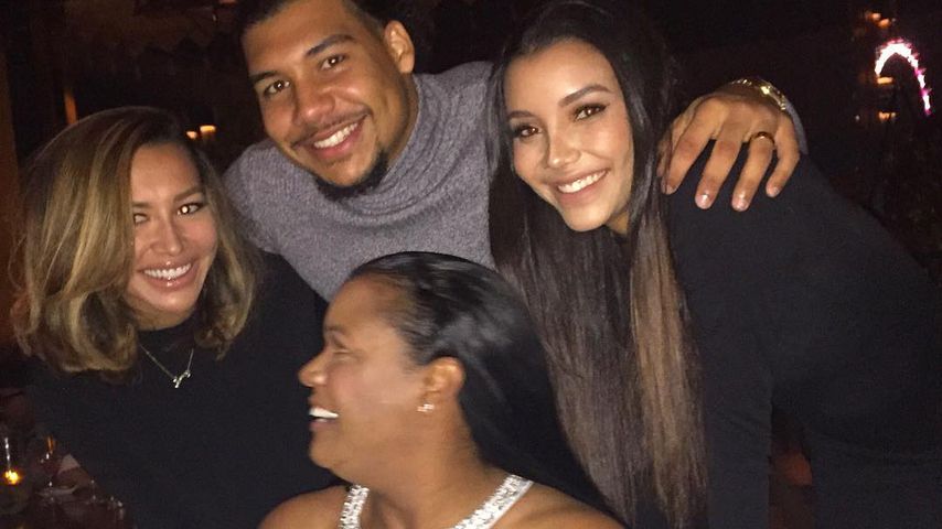 Naya Rivera mit ihrem Bruder, ihrer Mutter und ihrer Schwester