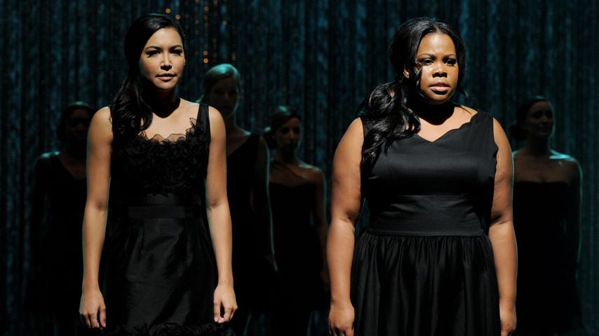 Naya Rivera und Amber Riley in einer Folge von "Glee" 2011