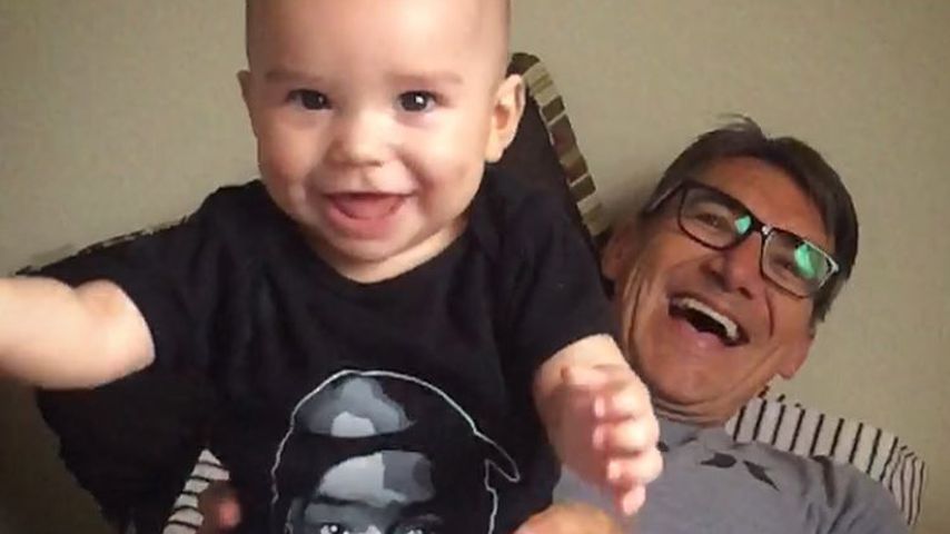 Naya Riveras Vater George (rechts) mit ihrem Sohn Josey