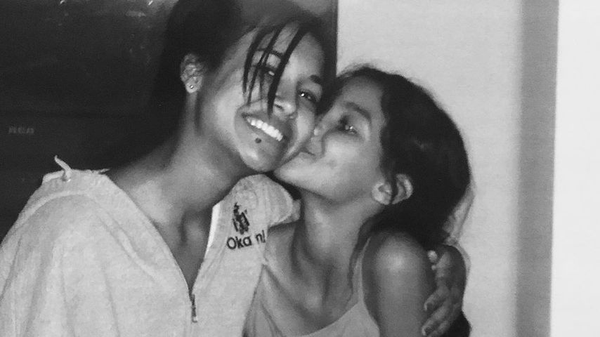 Naya und Nickayla Rivera in jungen Jahren
