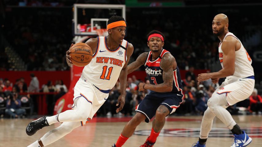 NBA-Spiel der New York Kicks gegen die Washington Wizards