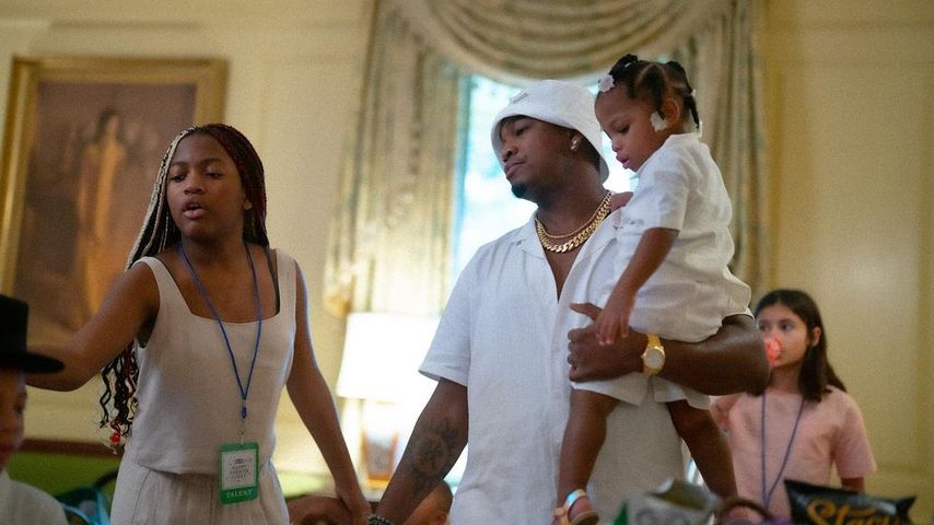 Ne-Yo mit zwei seiner Kinder