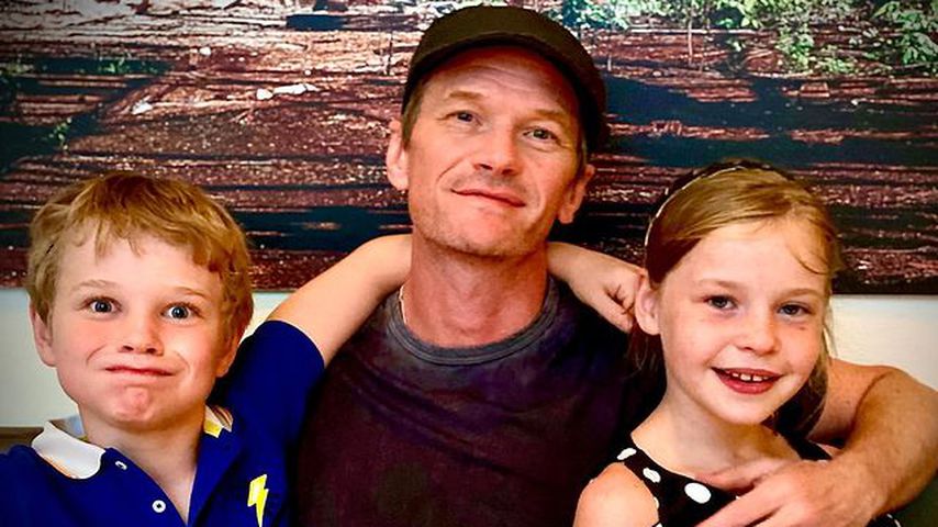 Neil Patrick Harris mit seinen Kindern Harper und Gideon im Juni 2021
