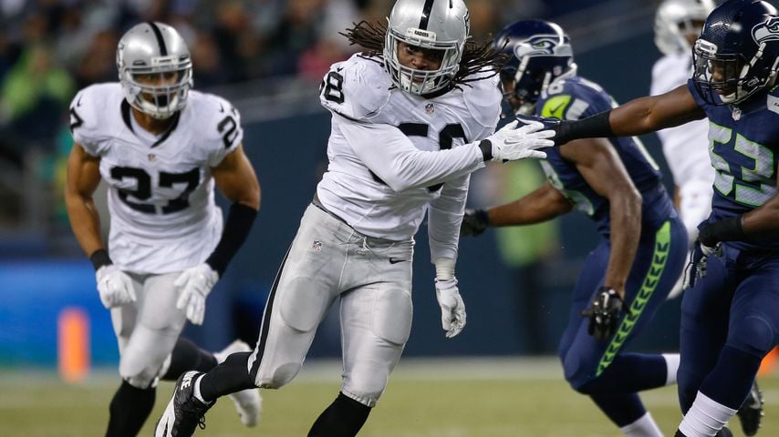Neiron Ball in einem Spiel gegen die Seattle Seahawks, September 2015