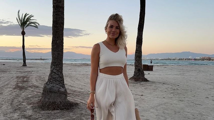 Nele Wüstenberg am Strand Palmas