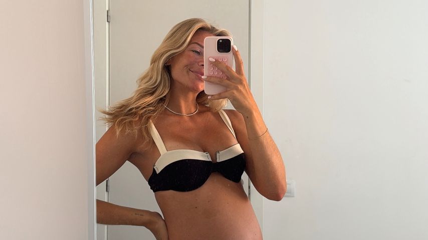Schon achter Monat: Nele Wüstenberg zeigt ihren Babybauch