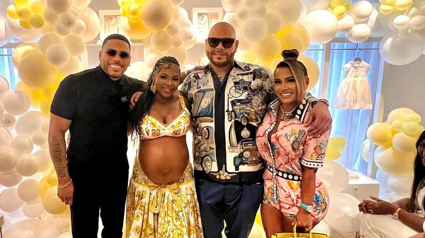 Nelly, Ashanti, Fat Joe und Lorena Cartagena bei Ashantis Babyparty