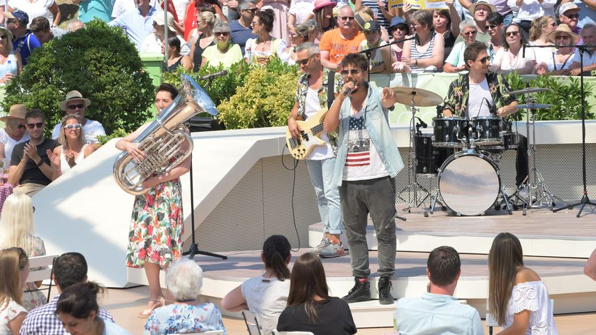 Nevio Passaro bei einem Auftritt beim "ZDF-Fernsehgarten"
