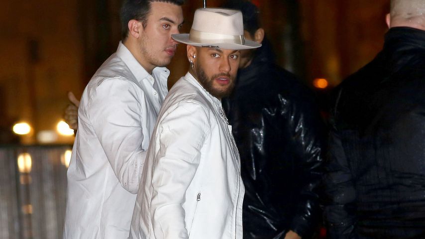 Neymar Jr. auf dem Weg zu seiner Geburtstagsparty am 2. Februar