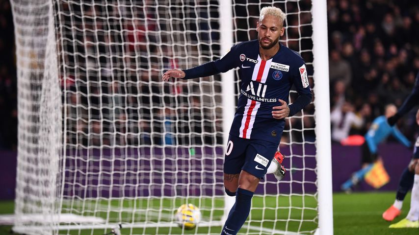 Neymar Jr. beim Spiel zwischen Paris Saint-Germain und AS Saint Etienne im Januar 2020