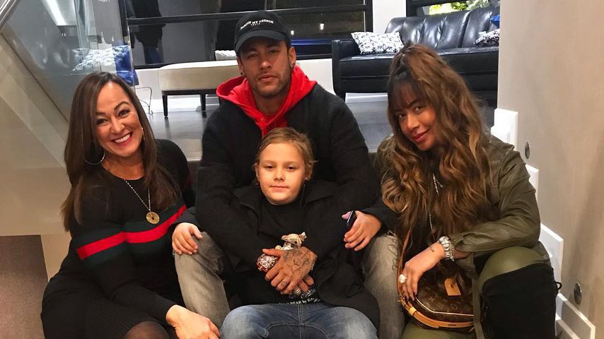 Neymar mit seiner Familie