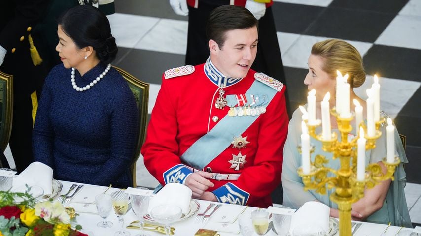 Ngô Phương Ly, Kronprinz Christian und Mette Frederiksen beim Staatsbankett im Schloss Christiansborg