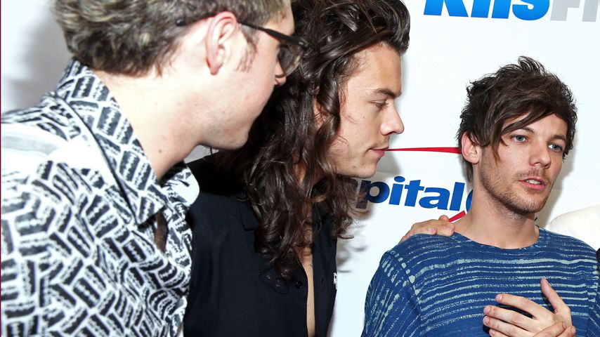 Niall Horan, Harry Styles und Louis Tomlinson im Dezember 2015