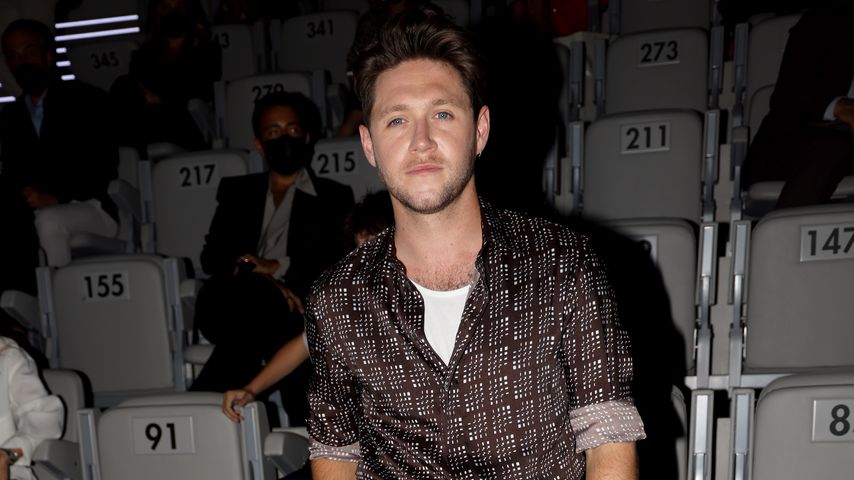 Niall Horan bei einer Fashionshow von Armani in Mailand, September 2021