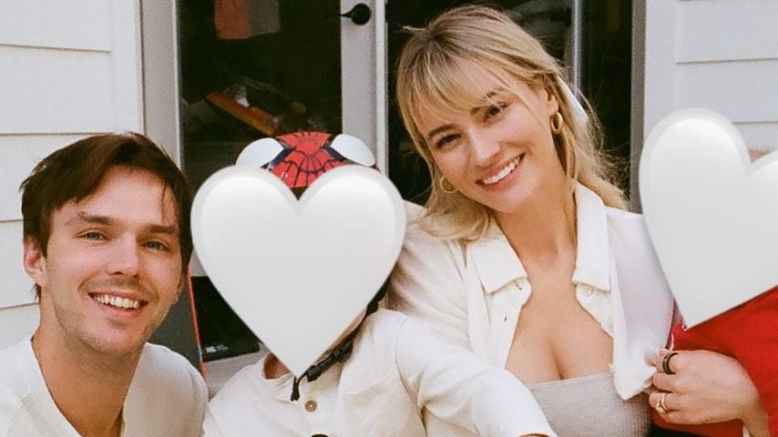 Nicholas Hoult und Bryana Holly mit ihren Kindern