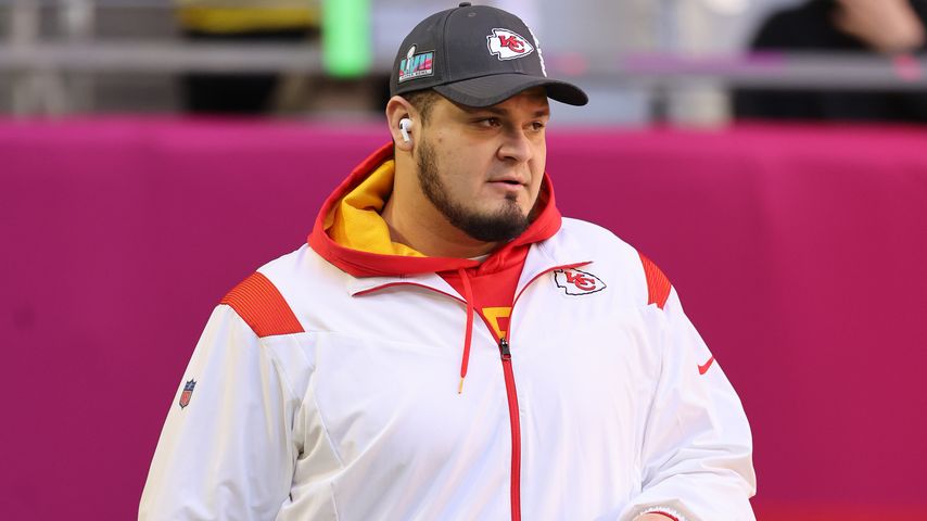 Nick Allegretti beim Super Bowl 2023