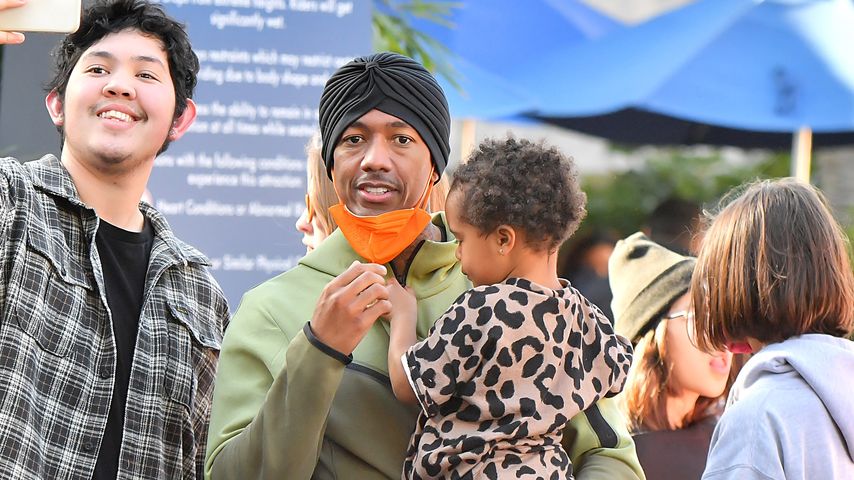 Nick Cannon mit einem seiner Kinder