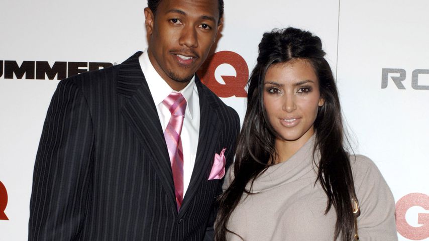 Nick Cannon und Kim Kardashian im November 2006