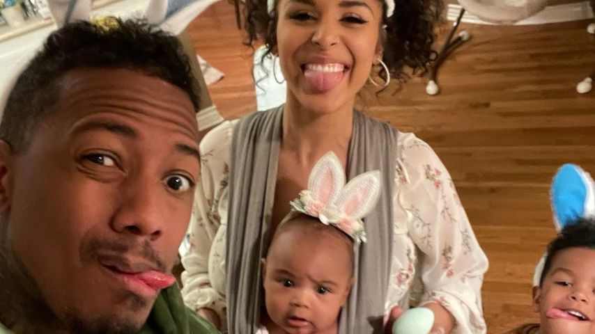 Nick Cannon und Brittany Bell mit ihren gemeinsamen Kindern, Ostern 2021
