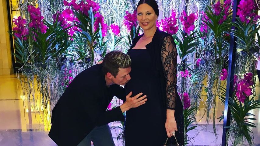 Nick Carter und Lauren Kitt im Juli 2019