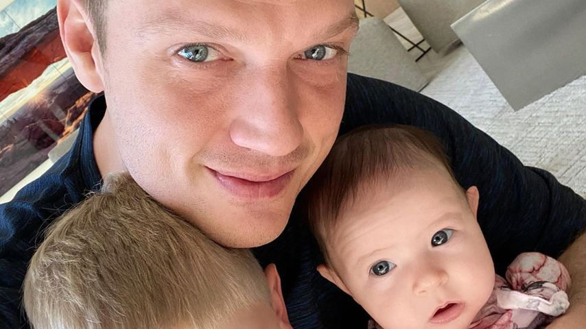 Nick Carter mit seinen beiden Kindern, Januar 2020