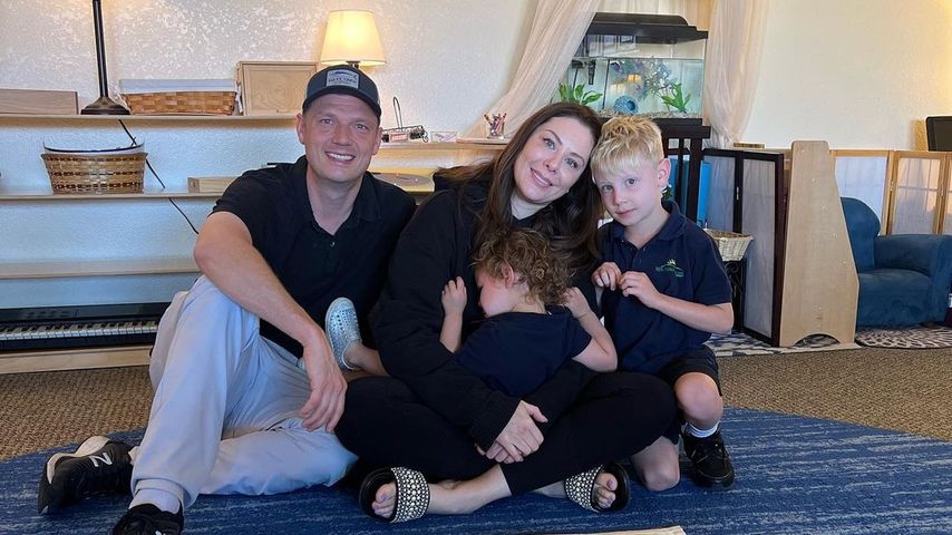 Nick Carter und seine Familie im April 2022