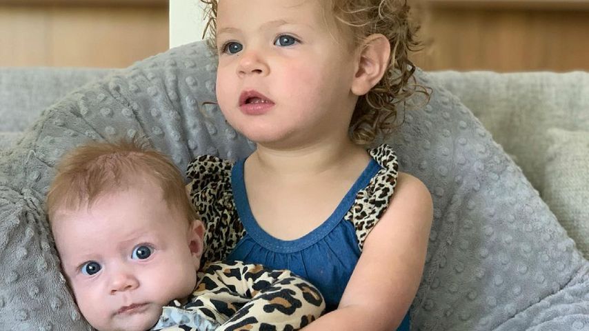 Nick Carters Töchter Saoirse Reign und Pearl im Juli 2021