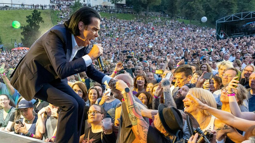 Nick Cave im August 2022 in Österreich.