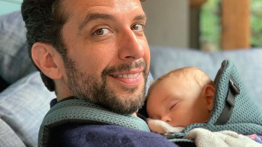 Nick Cordero und sein Sohn Elvis Eduardo im Februar 2020