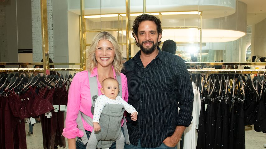 Nick Cordero mit seiner Frau Amanda Kloots und ihrem Sohn