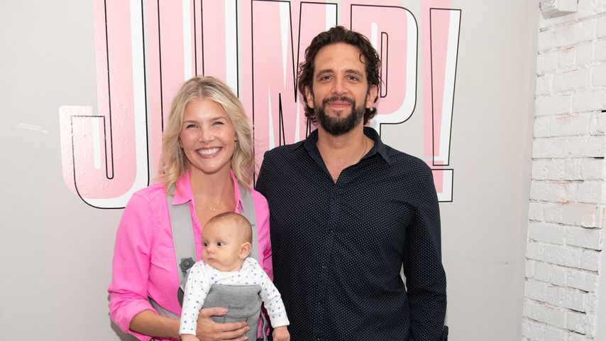 Nick Cordero mit seiner Frau Amanda und ihrem gemeinsamen Sohn
