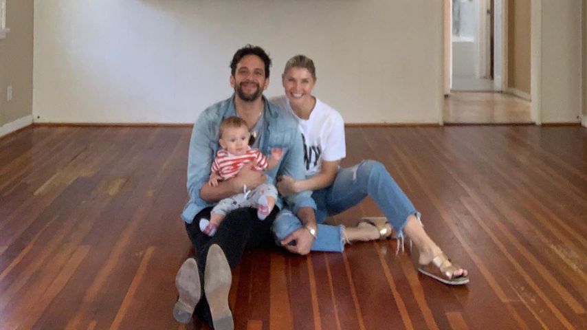 Nick Cordero mit seiner Frau und seinem Baby