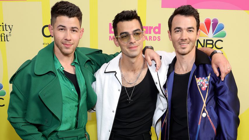 Nick, Joe und Kevin von den Jonas Brothers in Los Angeles, 2021
