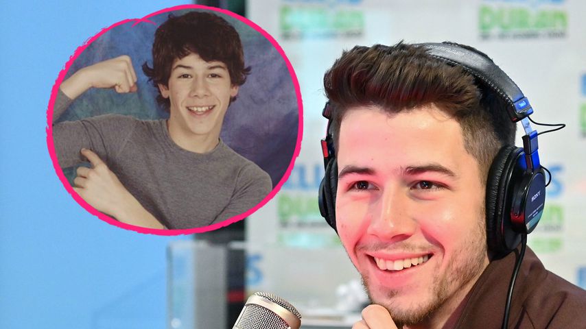 Süßer Throwback: Nick Jonas präsentiert seine Teen-Muckis!