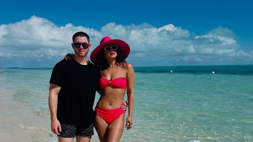 Nick Jonas, Priyanka Chopra und ihre Tochter, Januar 2025