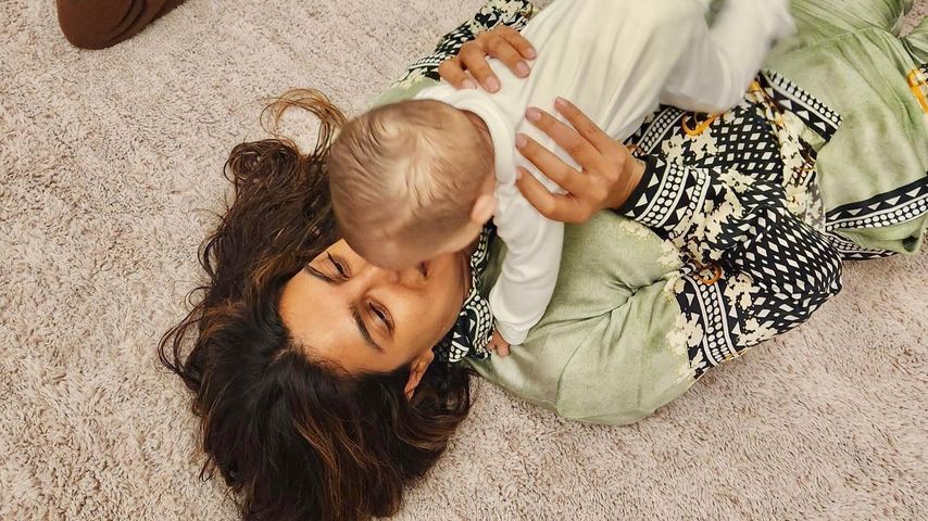 Nick Jonas und Priyanka Chopra mit ihrem Baby Malti in Los Angeles