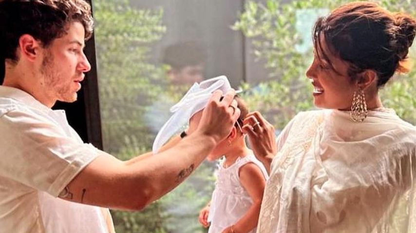 Nick Jonas und Priyanka teilen süßes Foto mit Tochter Malti!